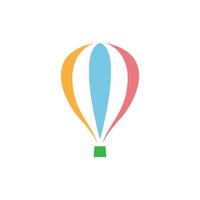 luchtballon pictogram logo ontwerp illustratie vector