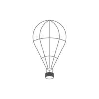 luchtballon pictogram logo ontwerp illustratie vector