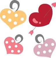 liefde slot sticker vector clipart