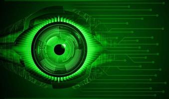 eye cyber circuit toekomstige technologie concept achtergrond vector