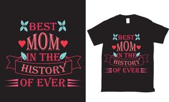 's werelds beste moeder moeder mama typografie t-shirtontwerp vector