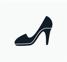 de schoenen pictogram vector logo ontwerpsjabloon