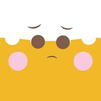 emoji illustratie vector kawaii expressie