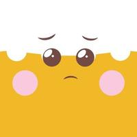 emoji illustratie vector kawaii expressie