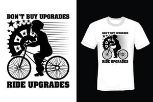 fiets t-shirt ontwerp, vintage, typografie vector