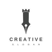 sterk creatief ontwerp logo sjabloon vector