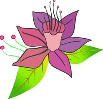 creatieve bloem vectorillustratie vector