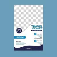 golf reizen tour vakantie vakantie flyer brochure poster lege ruimte ontwerpsjabloon vector