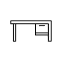 tafel geïsoleerd pictogram ontwerpsjabloon vector