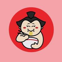 ramen sumo-logo vector