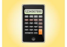 iphone calculator vector