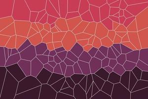 roze en paars plat geometrisch verloop voronoi diagram patroon lijnen mesh vector achtergrond ontwerp