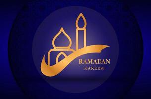 achtergronden met een ramadanthema zijn weelderig in islamitische luxe vector