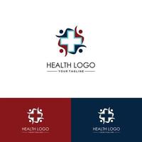 medische en gezondheidskruis logo vector sjabloon