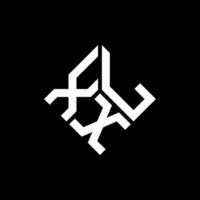 xlx brief logo ontwerp op zwarte achtergrond. xlx creatieve initialen brief logo concept. xlx brief ontwerp. vector