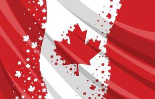 Happy Canada Day achtergrond vector