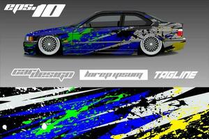 race auto livery ontwerp vector