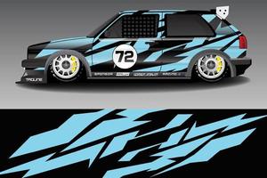 race auto livery ontwerp vector