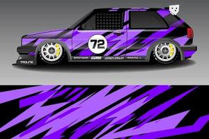 race auto livery ontwerp vector