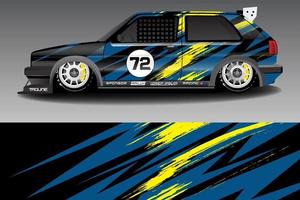 race auto livery ontwerp vector