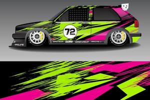 race auto livery ontwerp vector