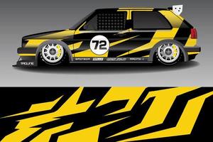 race auto livery ontwerp vector