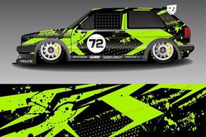 race auto livery ontwerp vector