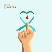 Werelddag voor diabetes vector