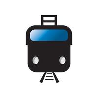 trein pictogram vector achtergrond