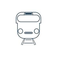 trein pictogram vector achtergrond