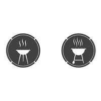 barbecue pictogram vectorillustratie vector