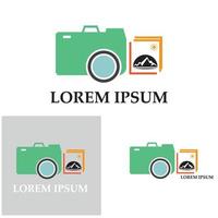 camera met foto pictogram vector achtergrond