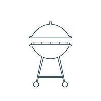 barbecue pictogram vectorillustratie vector