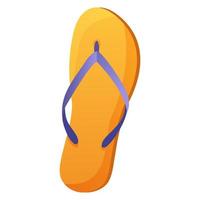 zomer schoenen. slippers. essentieel voor het strand. vector