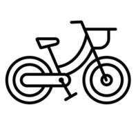 fiets lijn icoon vector
