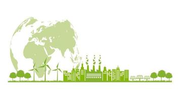 Earth Day, duurzaamheidsontwikkeling, wereldmilieudag en eco-vriendelijk concept, vectorillustratie. vector