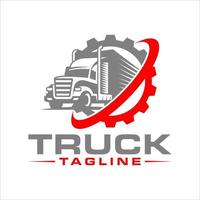 vrachtwagen vervoer logo Stockvectors vector