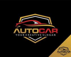 sportwagen logo ontwerp. auto, auto showroom, autodealer logo ontwerp vector