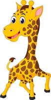 schattige giraffe cartoon vector