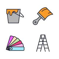 bouw set pictogram symbool sjabloon voor grafisch en web design collectie logo vector illustratie