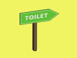 toilet bord illustratie ontwerp vector