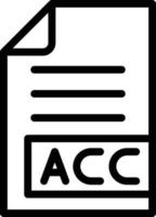 aac vector pictogram ontwerp illustratie