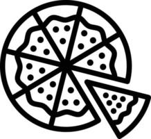 pizza vector pictogram ontwerp illustratie