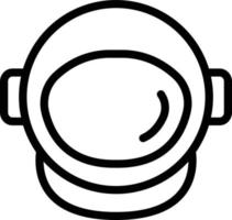 astronaut helm vector pictogram ontwerp illustratie