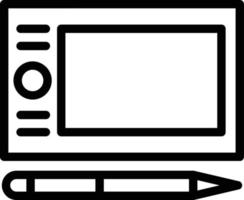 grafisch tablet vector pictogram ontwerp illustratie