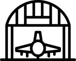 hangar vector pictogram ontwerp illustratie