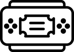 console vector pictogram ontwerp illustratie