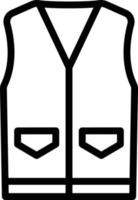 vest vector pictogram ontwerp illustratie