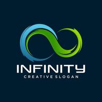 creatieve oneindigheid logo ontwerp vector sjabloon