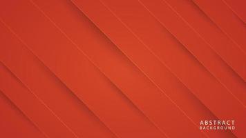 abstracte geometrische lijnvormen op oranje achtergrond vector